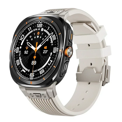 Titanium Streamlined Silicone Galaxy Watch Ultra Band