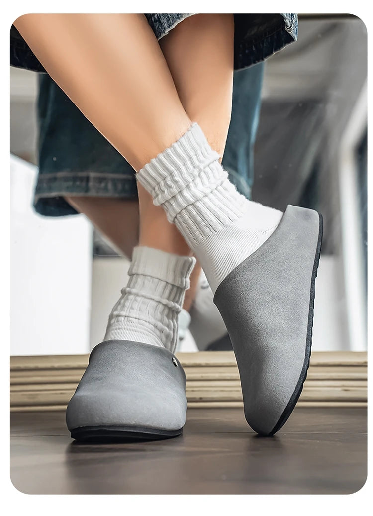 Cozy Premium Suede Clogs