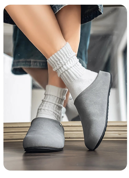 Cozy Premium Suede Clogs