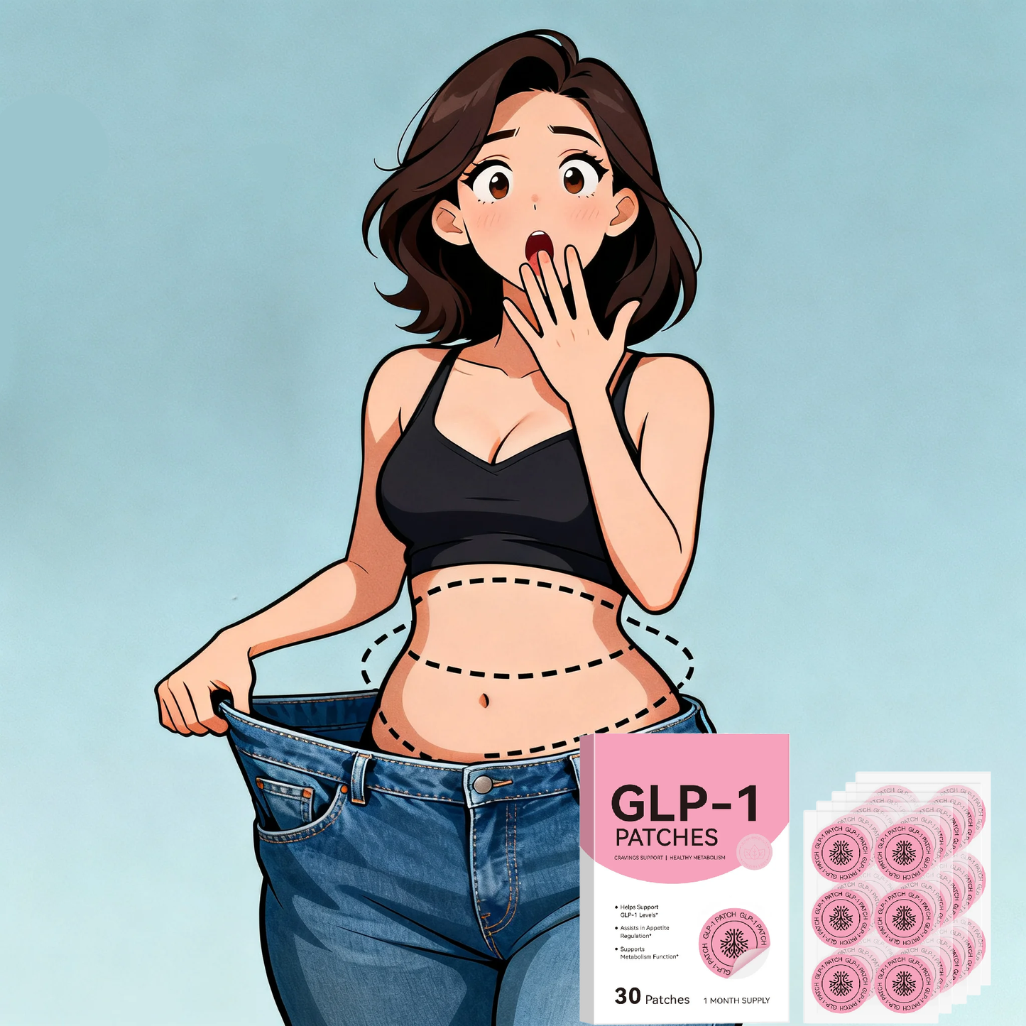 GLP-1  Weight Loss Body Patches