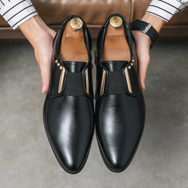 Salvatore Genuine Leather Dress Shoes