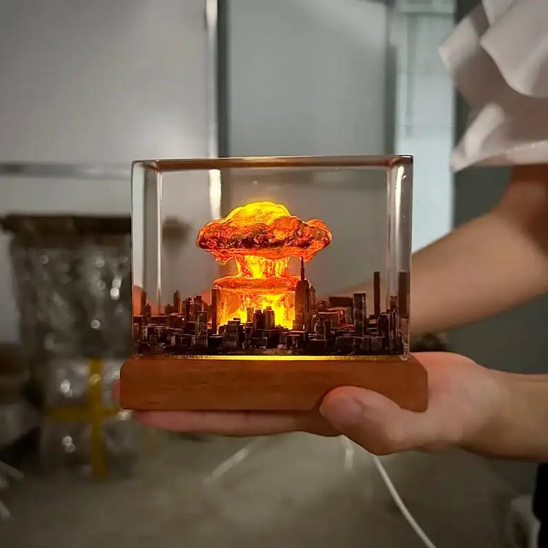 Atomic Bomb Diorama Lamp