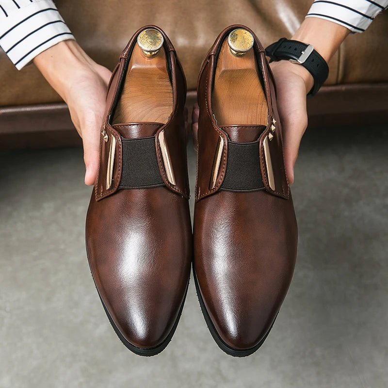 Salvatore Genuine Leather Dress Shoes