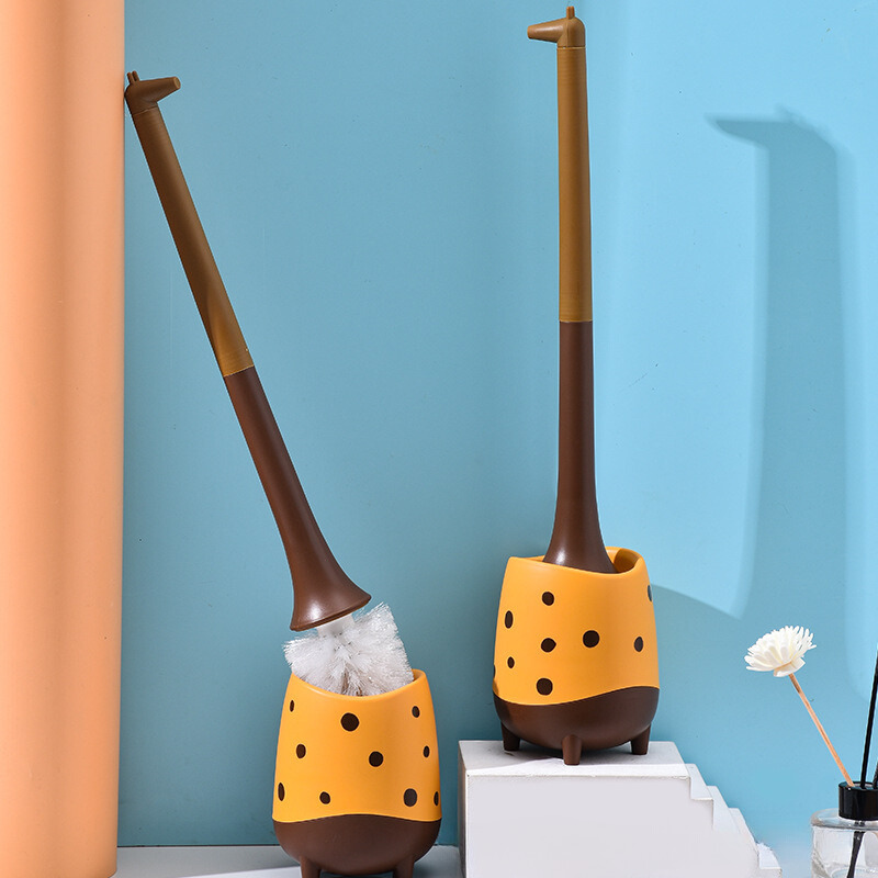 Giraffe Guardian Toilet Brush Set