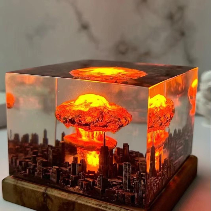 Atomic Bomb Diorama Lamp