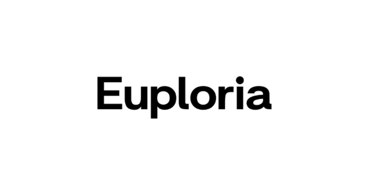 The picture euploria.com shows when its homepage is shared