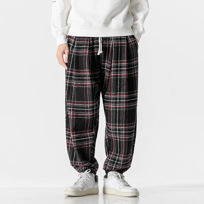 Hype Plaid Joggers