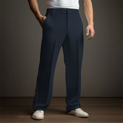 Brooks Waffle-Knit Trousers