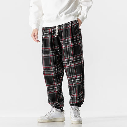 Hype Plaid Joggers