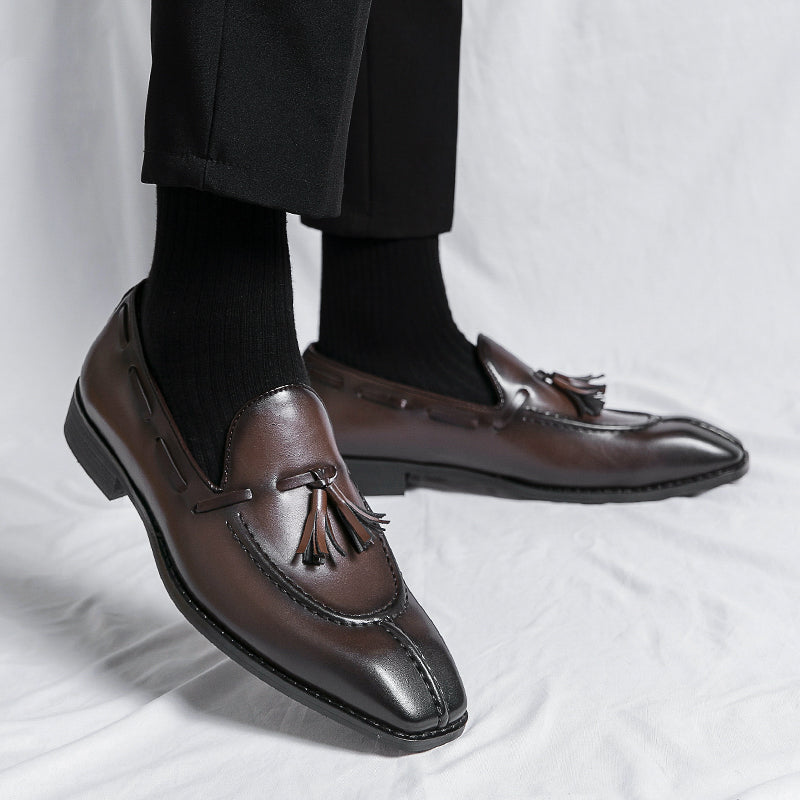 Windsor Genuine Leather Tassel Loafers