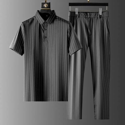 Belluno Pinstripe Suit Set