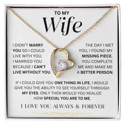 Wife -  Forever Love Necklace