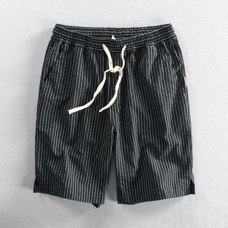 Lusso Linen Pinstripe Shorts