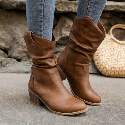 Taylor Cowboy Leather Boots