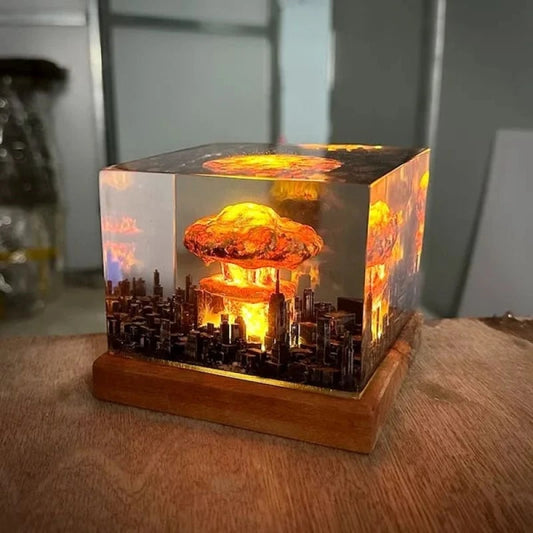 Atomic Bomb Diorama Lamp