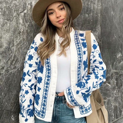 Boho Denim Cardigan