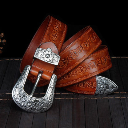 Western Ride Genuine Leather Belt
