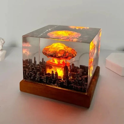 Atomic Bomb Diorama Lamp