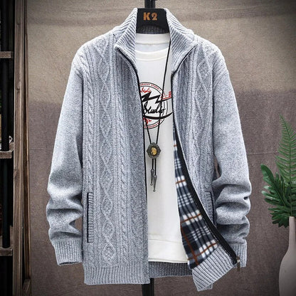 Hype Premium Cable-Knit Jacket