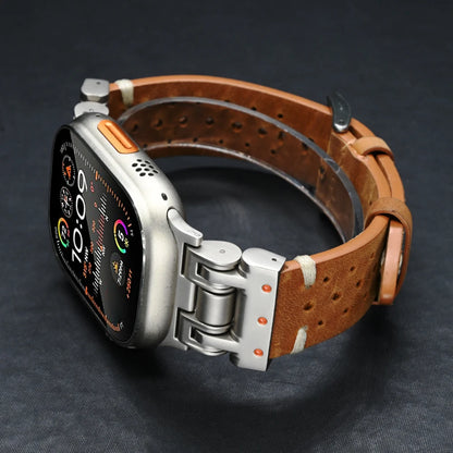 Pioneer Leather Apple Watch Band