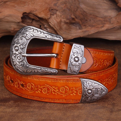 Western Ride Genuine Leather Belt