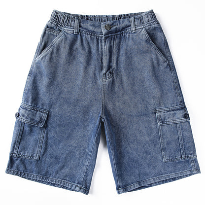 Bermuda Premium Denim Cargo Shorts