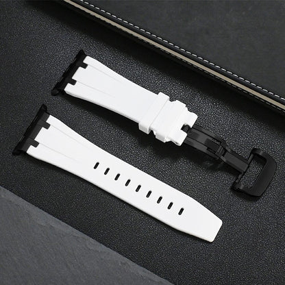 Titanium Silicone Apple Watch Band