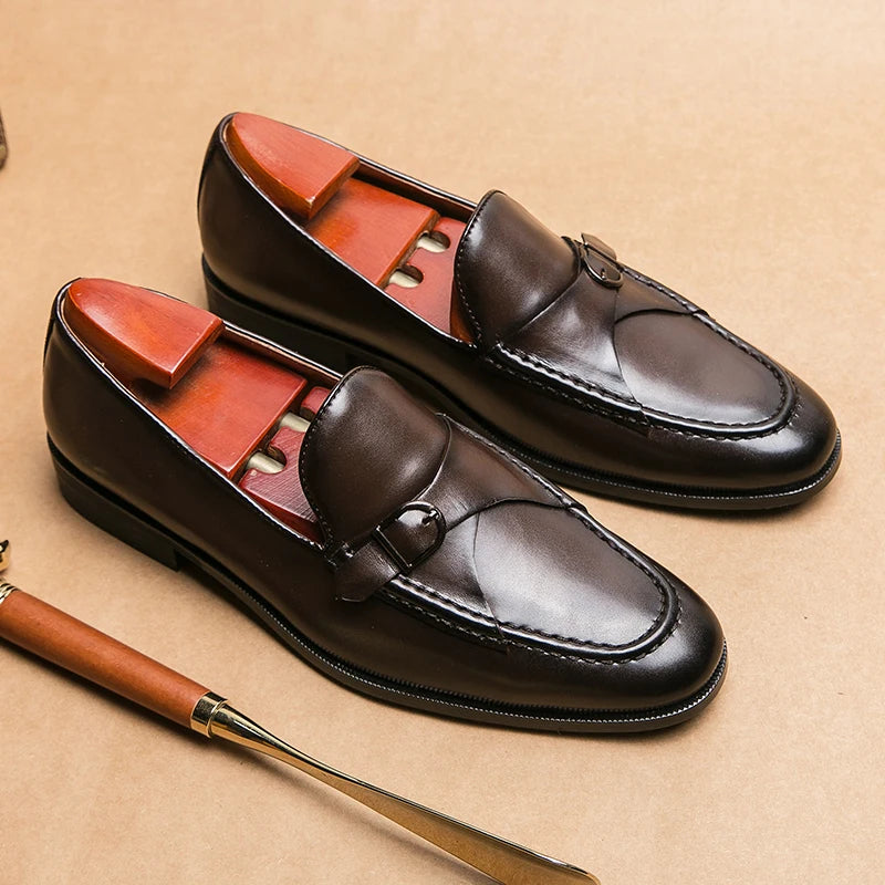 Vienna Genuine Leather Penny Loafers