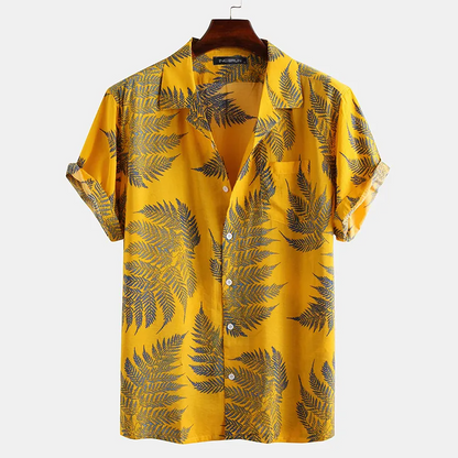 Sunny Palm - Cotton Shirt