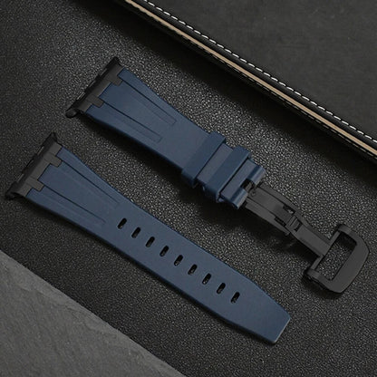 Titanium Silicone Apple Watch Band