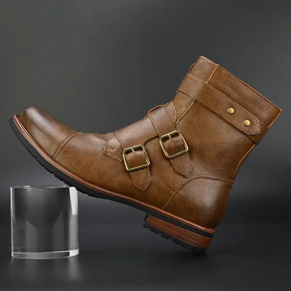 Heritage Leather Strap Boots