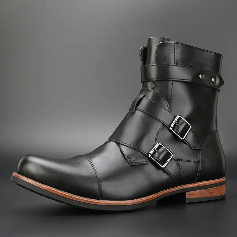 Heritage Leather Strap Boots