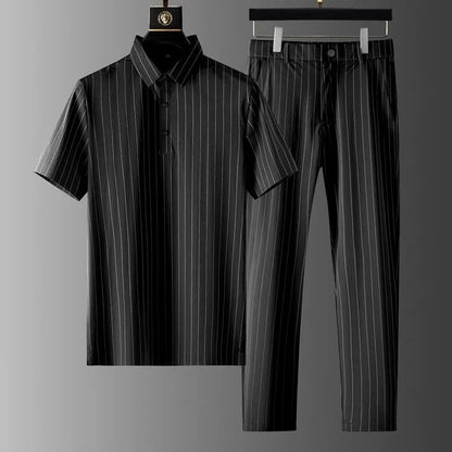 Belluno Pinstripe Suit Set