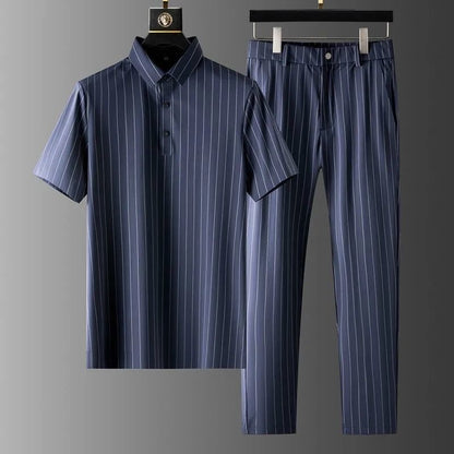 Belluno Pinstripe Suit Set