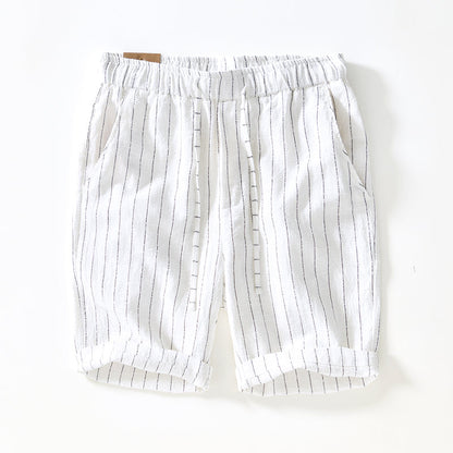Oxford Linen Pinstripe Shorts