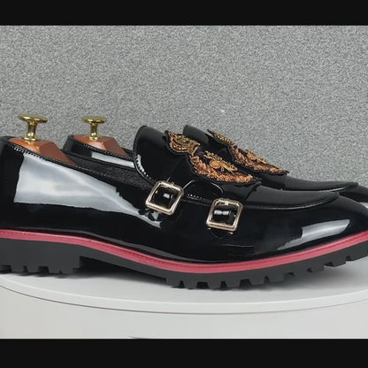 Royal Crest Patent Loafers