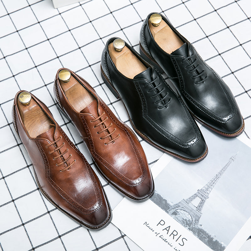 London Genuine Leather Dress Shoes