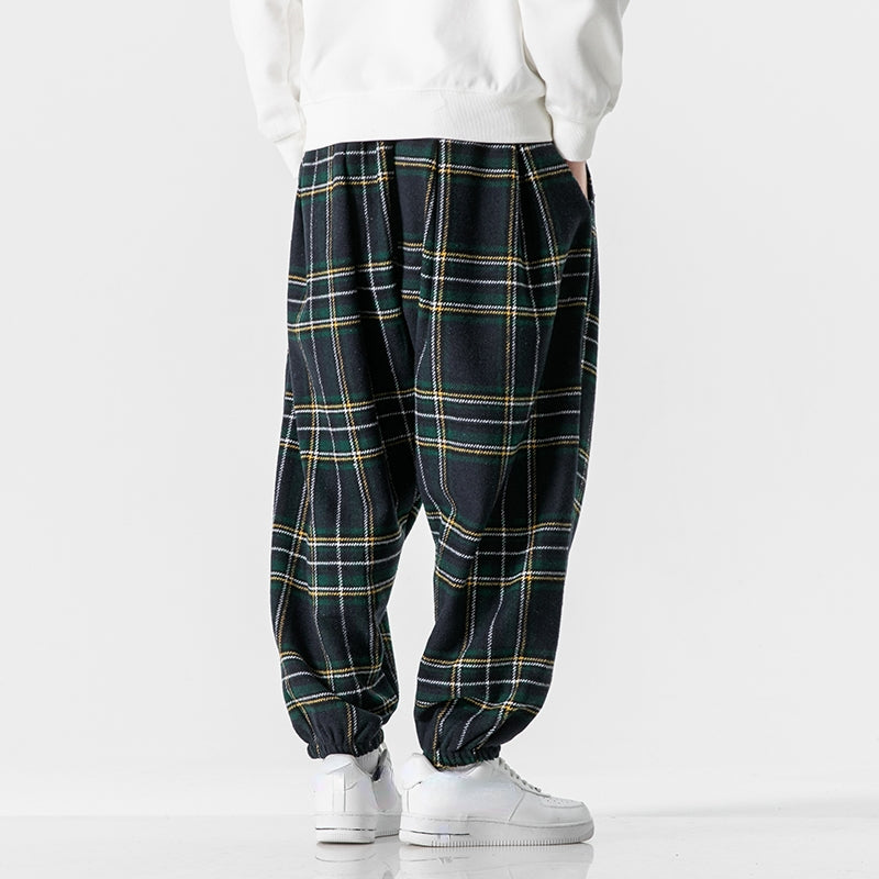 Hype Plaid Joggers