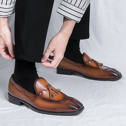 Windsor Genuine Leather Tassel Loafers