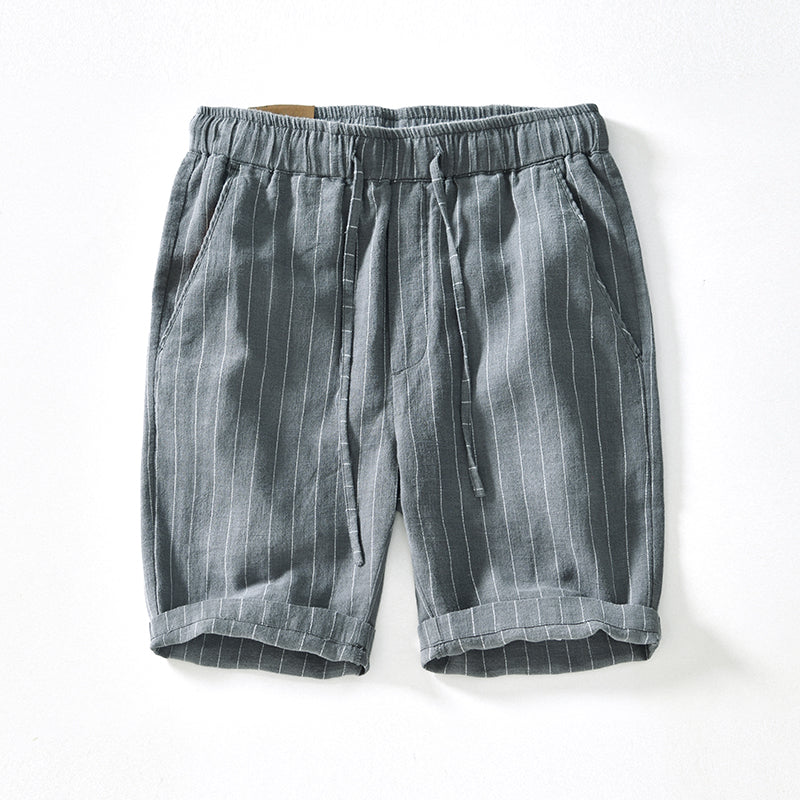 Oxford Linen Pinstripe Shorts