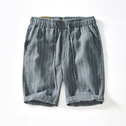 Oxford Linen Pinstripe Shorts
