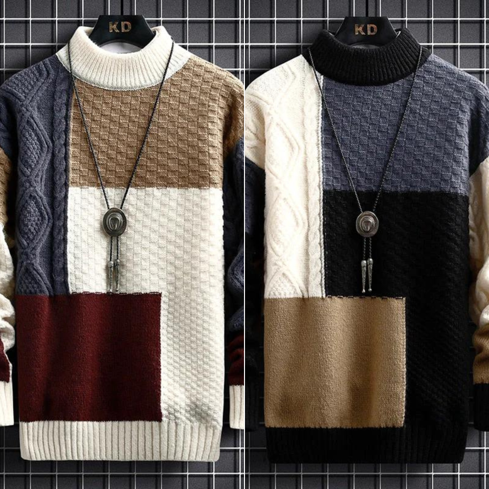 VelvetElite™ Shadow Stitch Sweater